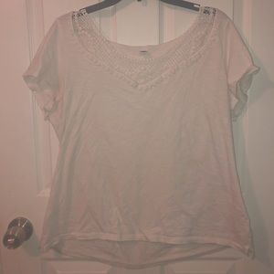 Cute white top from Old Navy. GREAT FOR SUMMER!